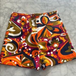 Zara High Waist Disco Shorts